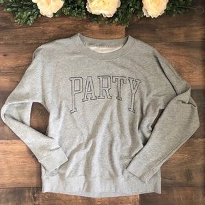 VS PINK gray sweatshirt size M